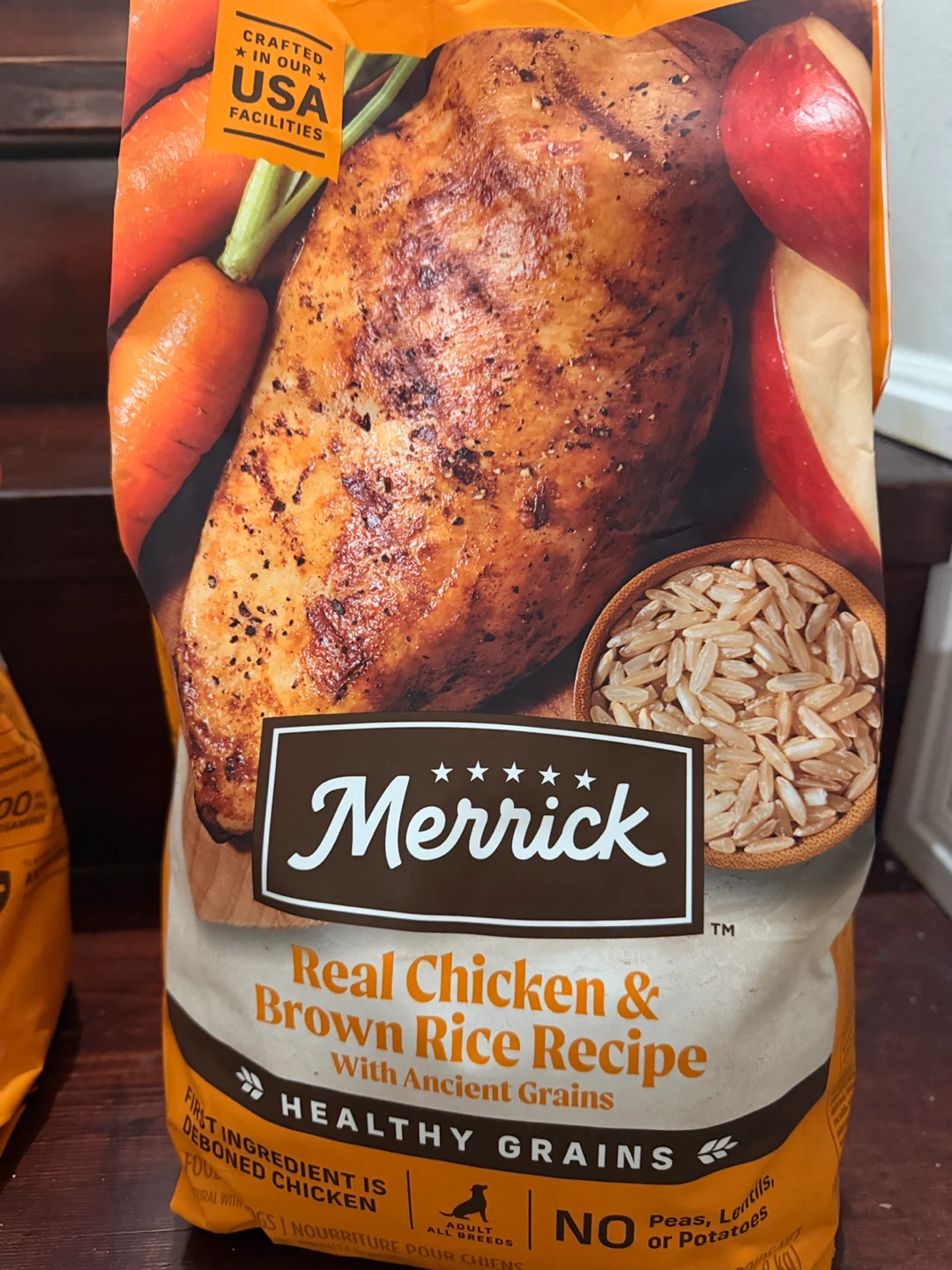 Merrick Real Chicken & Brown Rice Dog Food 4 lb
