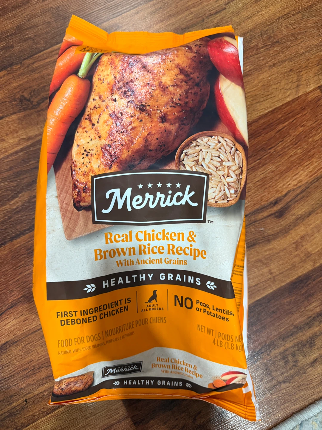 Merrick Real Chicken & Brown Rice Dog Food 4 lb - photo 5