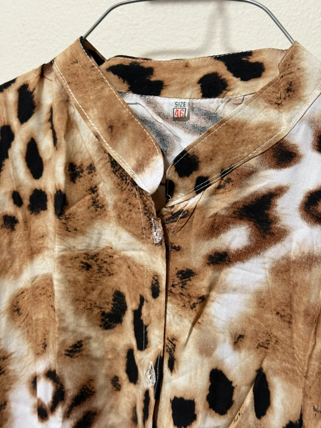 Leopard Print Button-Up Maxi Dress - photo 5