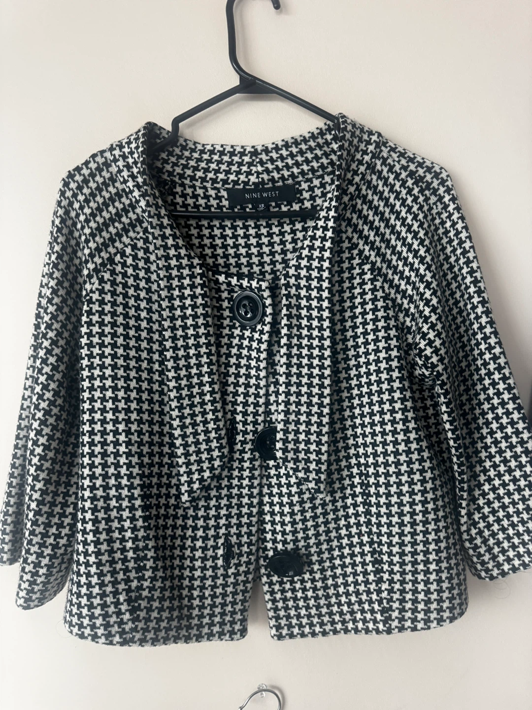 Nine West Houndstooth Blazer