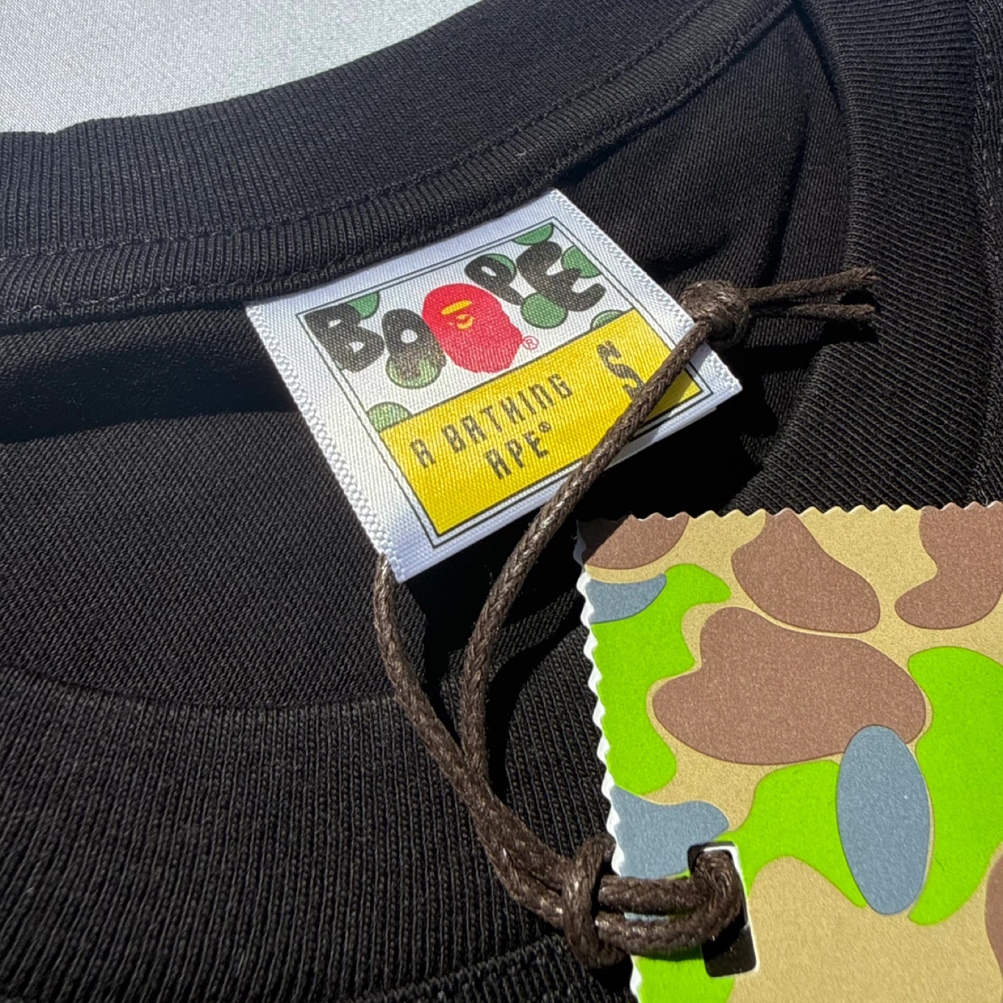 Bape “A Bathing Ape” Purple Camo Logo Tee - photo 3