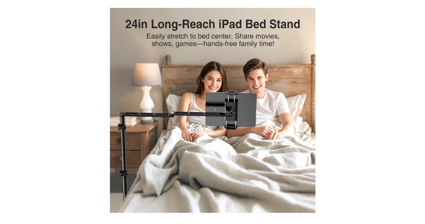 24in Long-Reach iPad Bed Stand Floor Mount - photo 2
