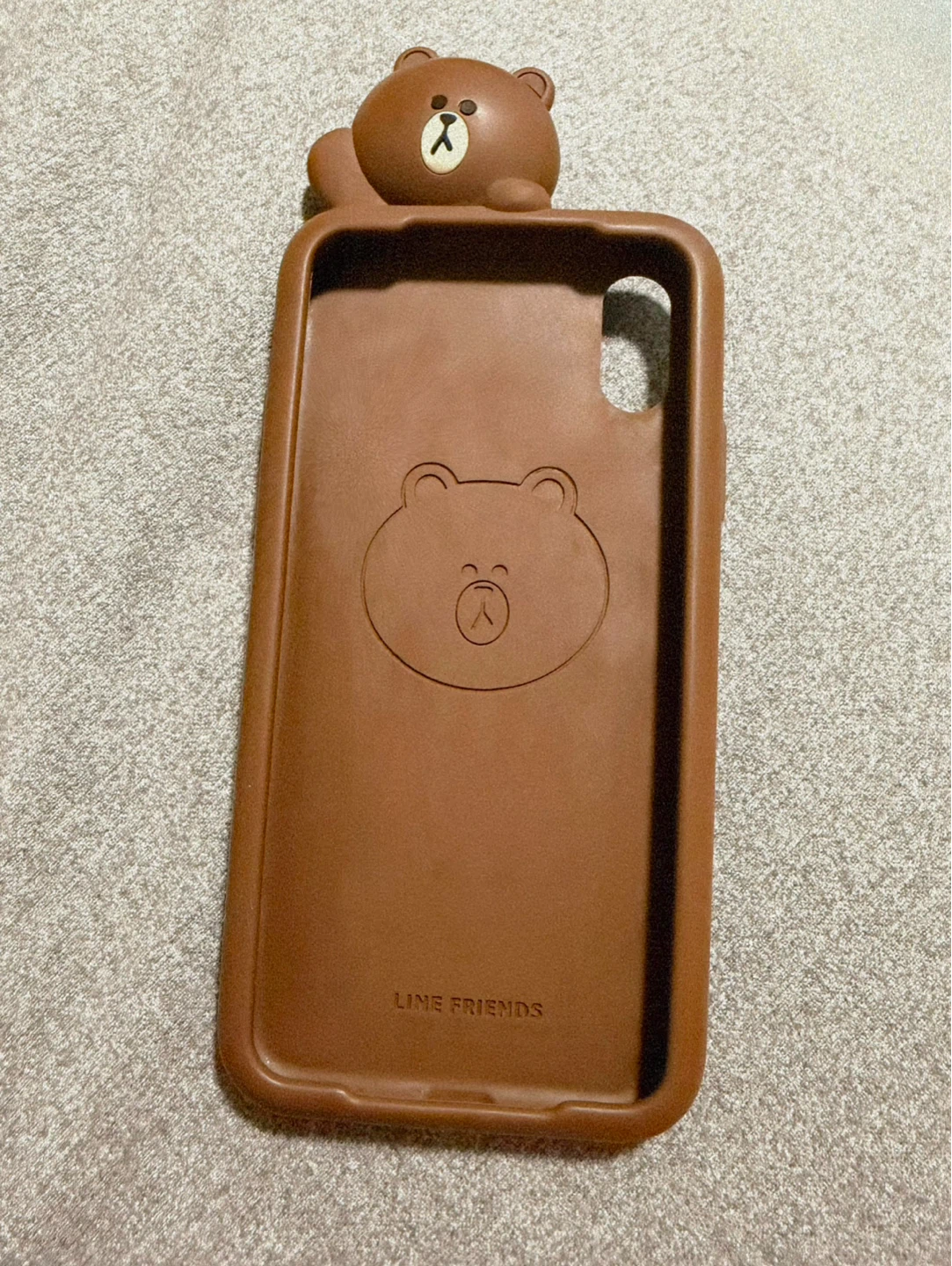 Authentic Line Friends Brown 3D Silicone Case iPhone X/XS - photo 2