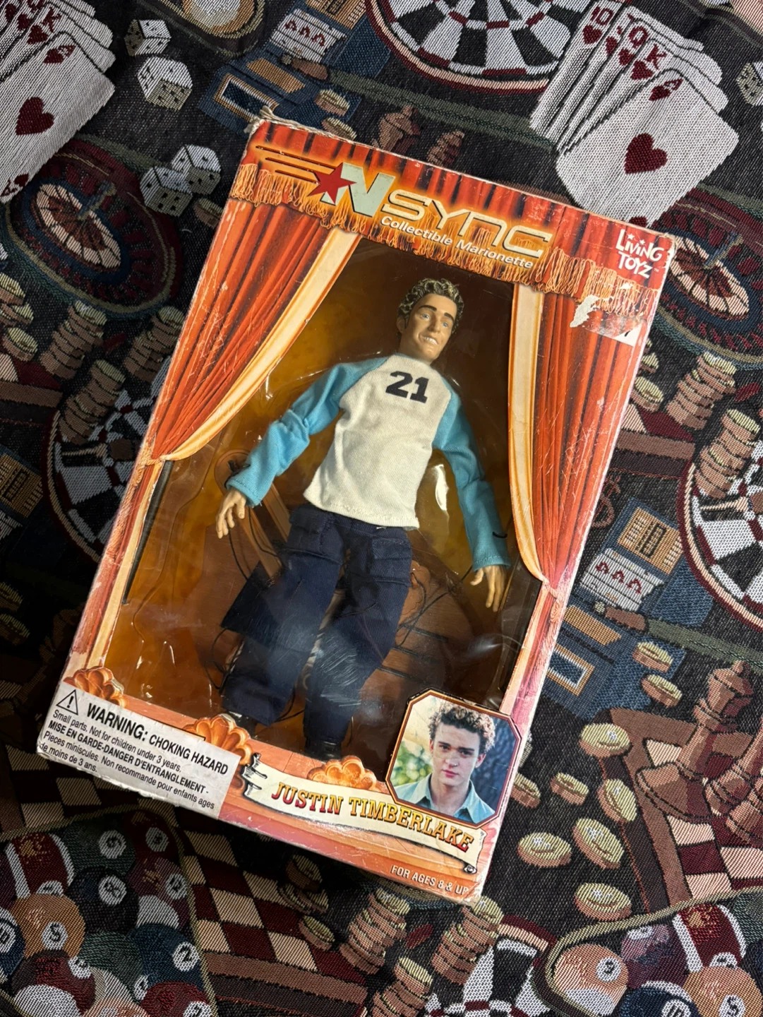 NSYNC Justin Timberlake Collectible Marionette Doll