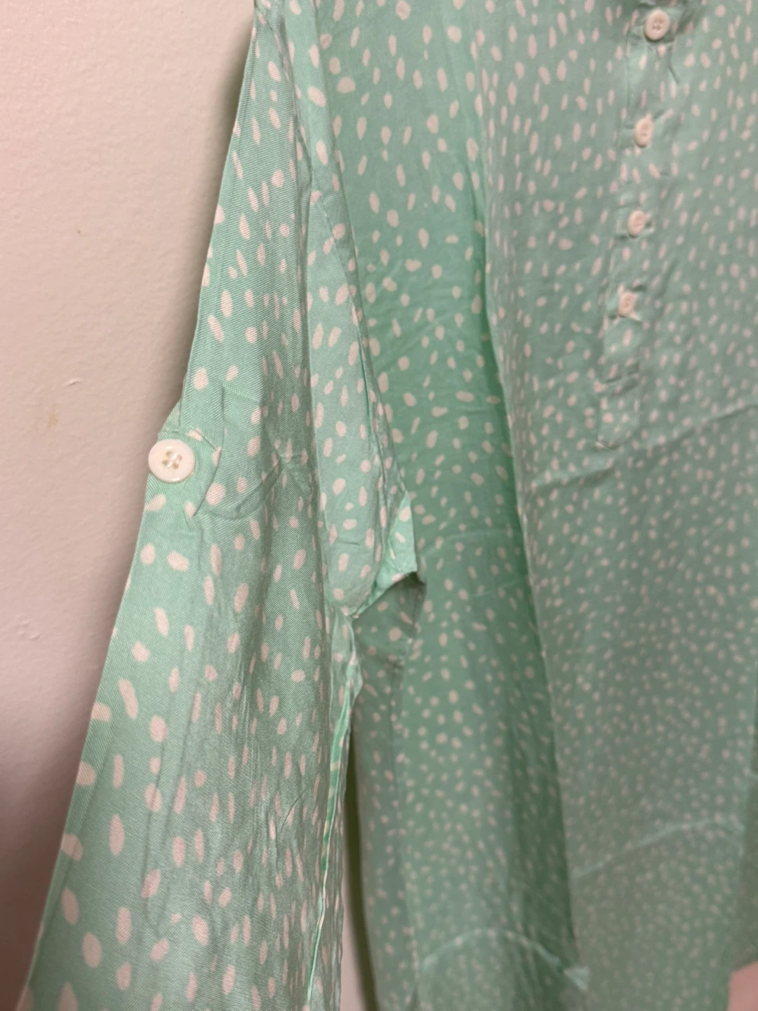 Evergreen Women's Mint Green Dotted Tunic Top - photo 2