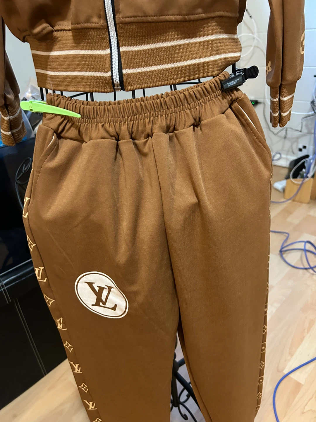 Brown Louis Vuitton Monogram Tracksuit Set - photo 4
