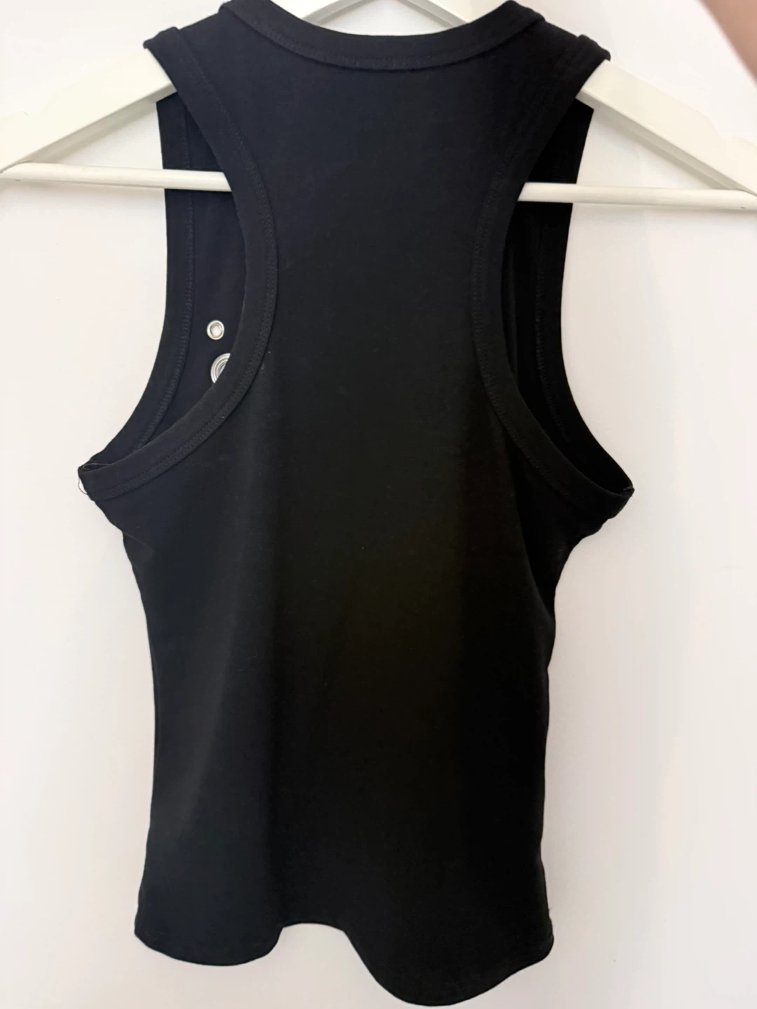 Black Tank Top with Grommets - photo 2