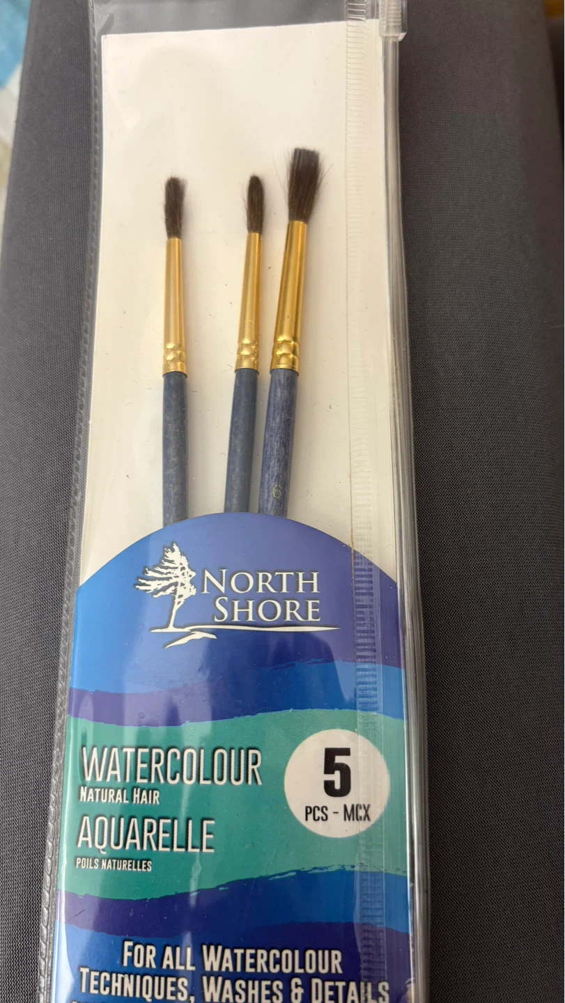 North Shore 5 Piece Watercolour Brush Set