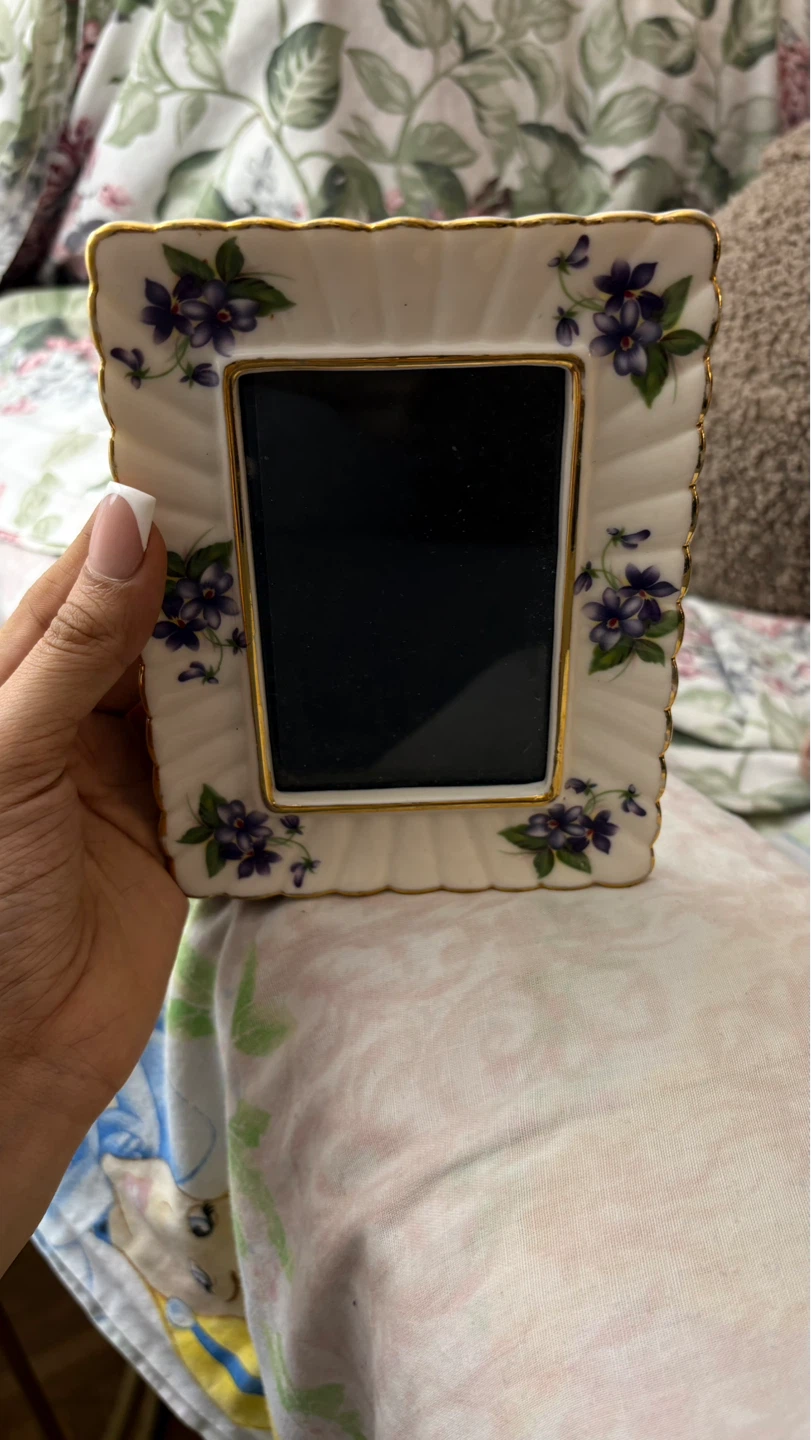 Vintage Floral Picture Frame