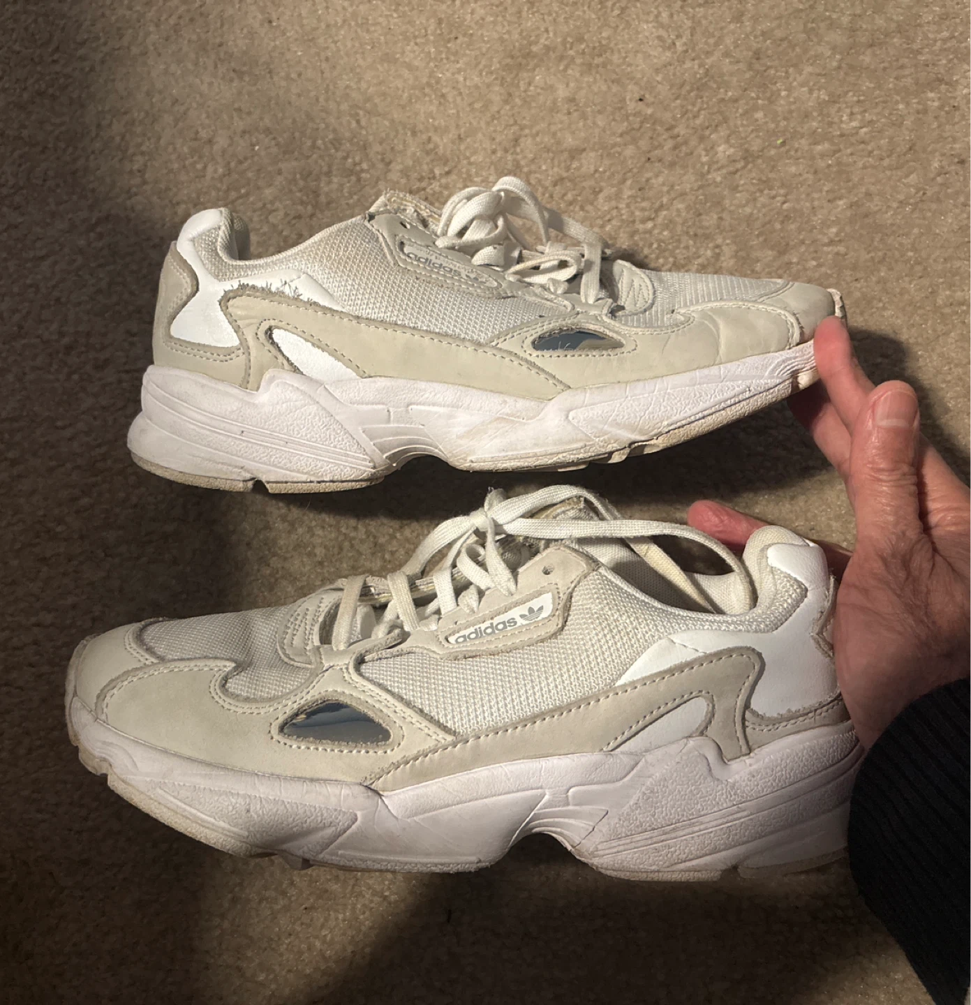 Adidas Falcon Shoes (size 7)