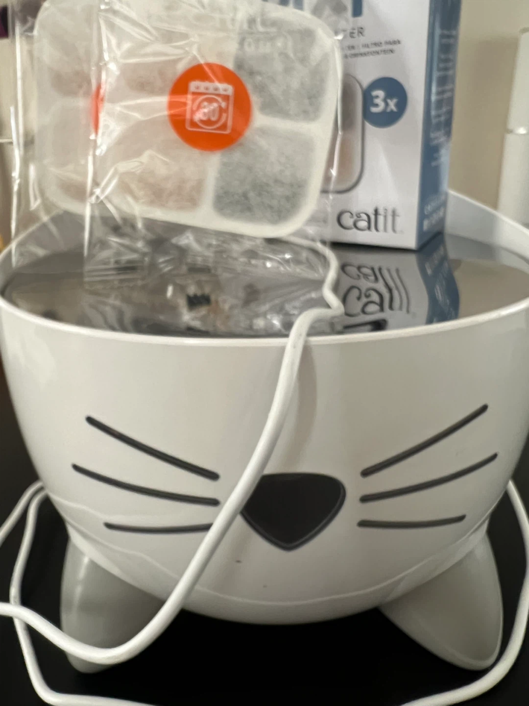 5 Catit PIXI Fountain Filters (with free fountain)