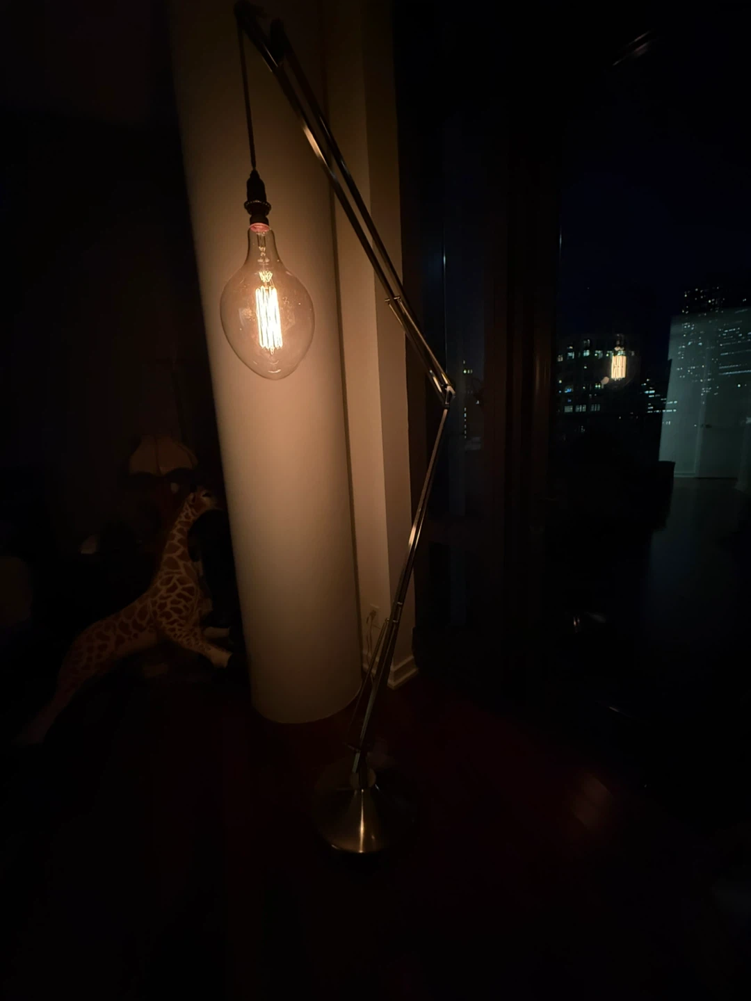 Adjustable Architect Floor Lamp with Large Edison Bulb - photo 2