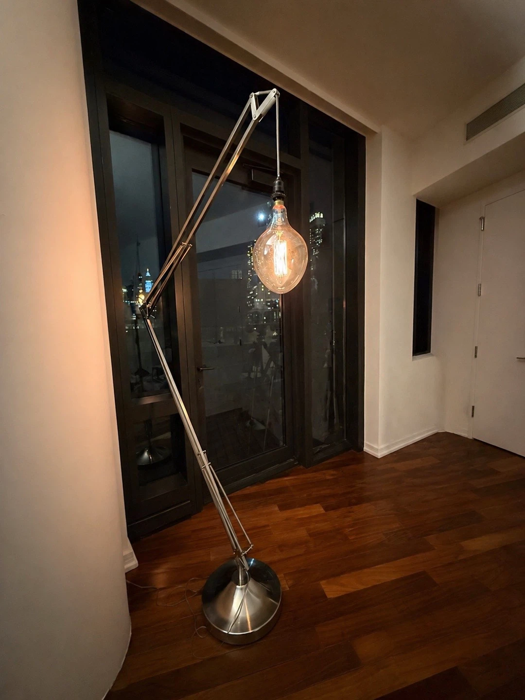 Adjustable Architect Floor Lamp with Large Edison Bulb