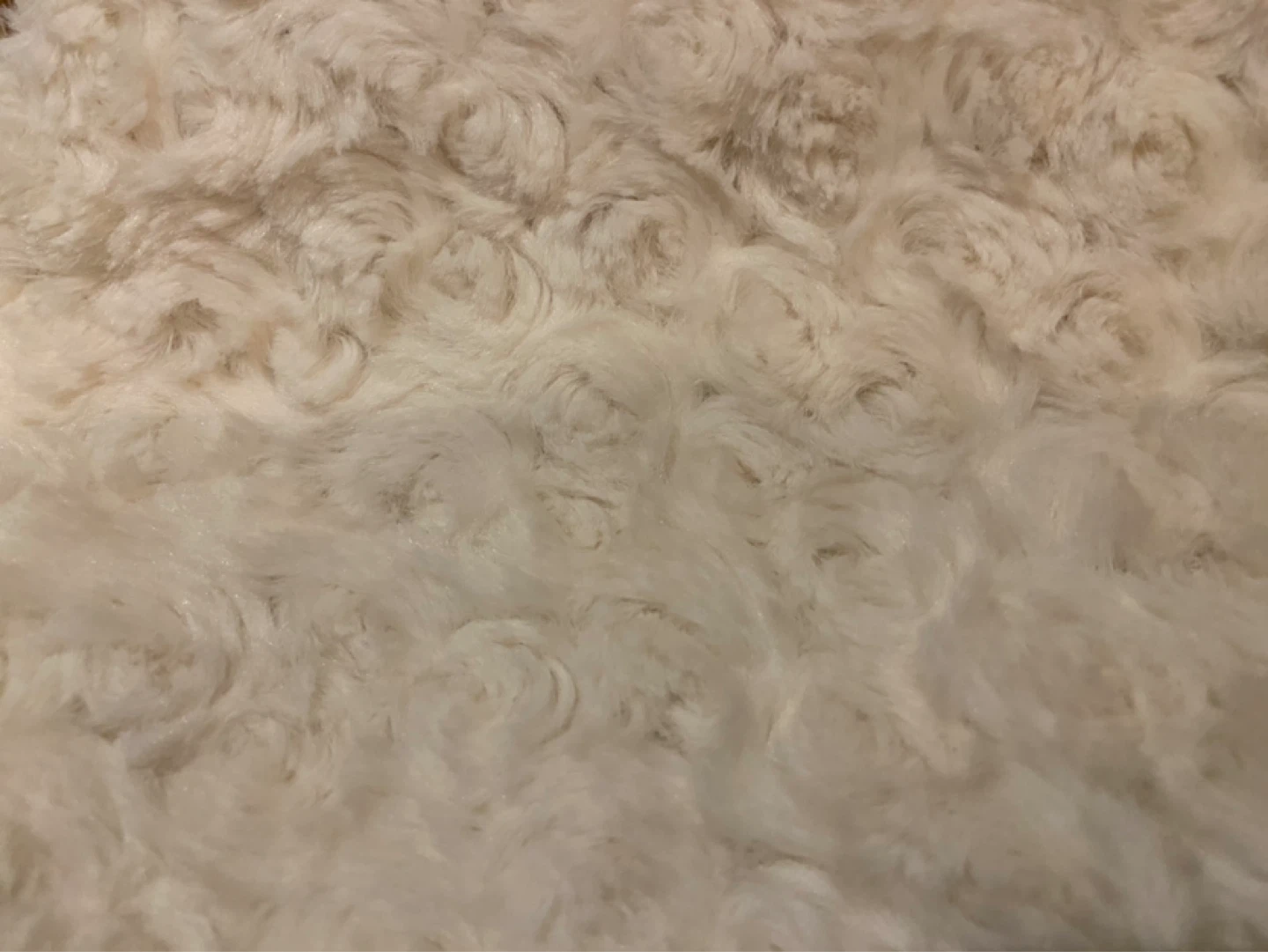 New Unstuffed Fur Pouf Ottoman Cover - photo 5