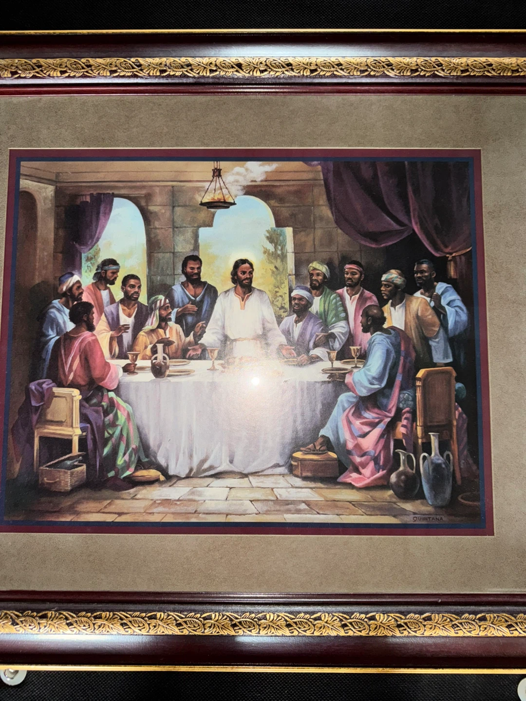Framed "The Last Supper" Art Print - photo 4