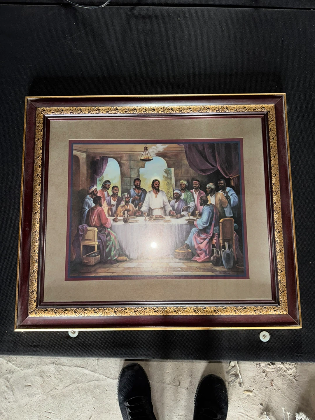 Framed "The Last Supper" Art Print