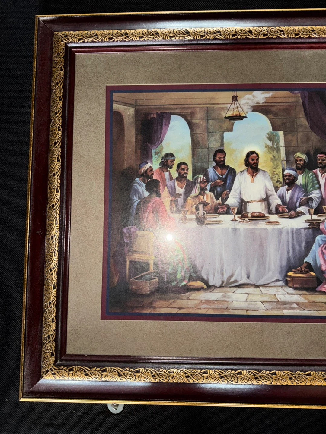 Framed "The Last Supper" Art Print - photo 3