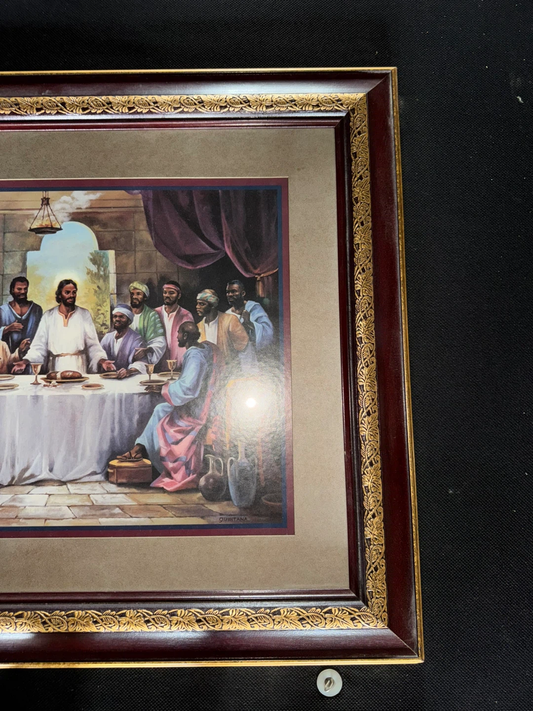 Framed "The Last Supper" Art Print - photo 5