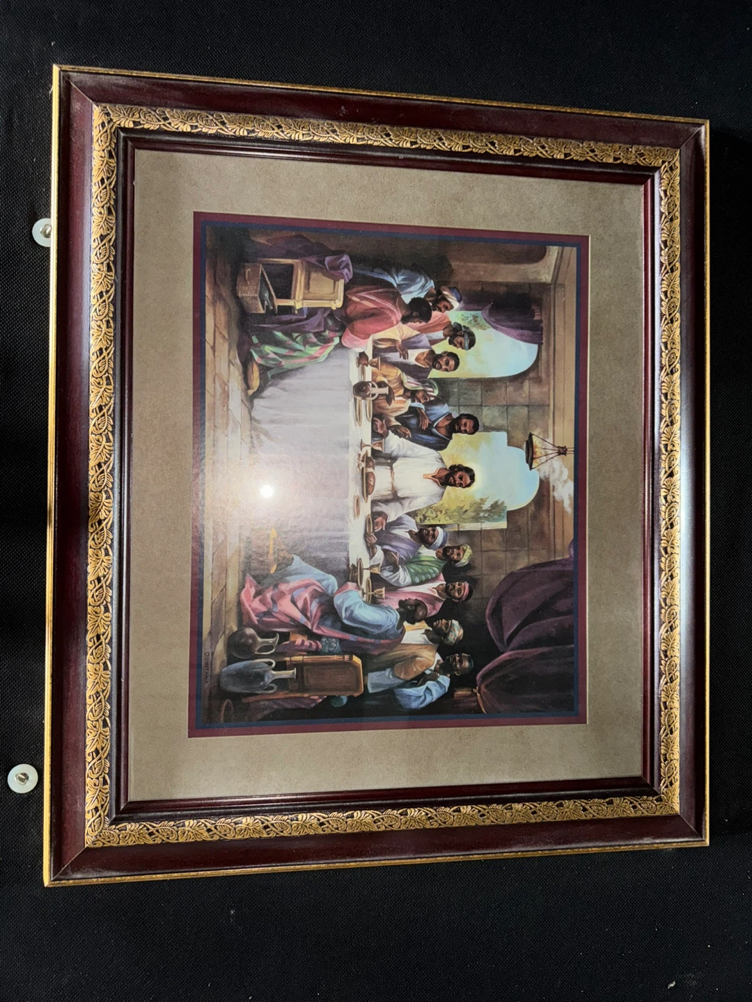 Framed "The Last Supper" Art Print - photo 2