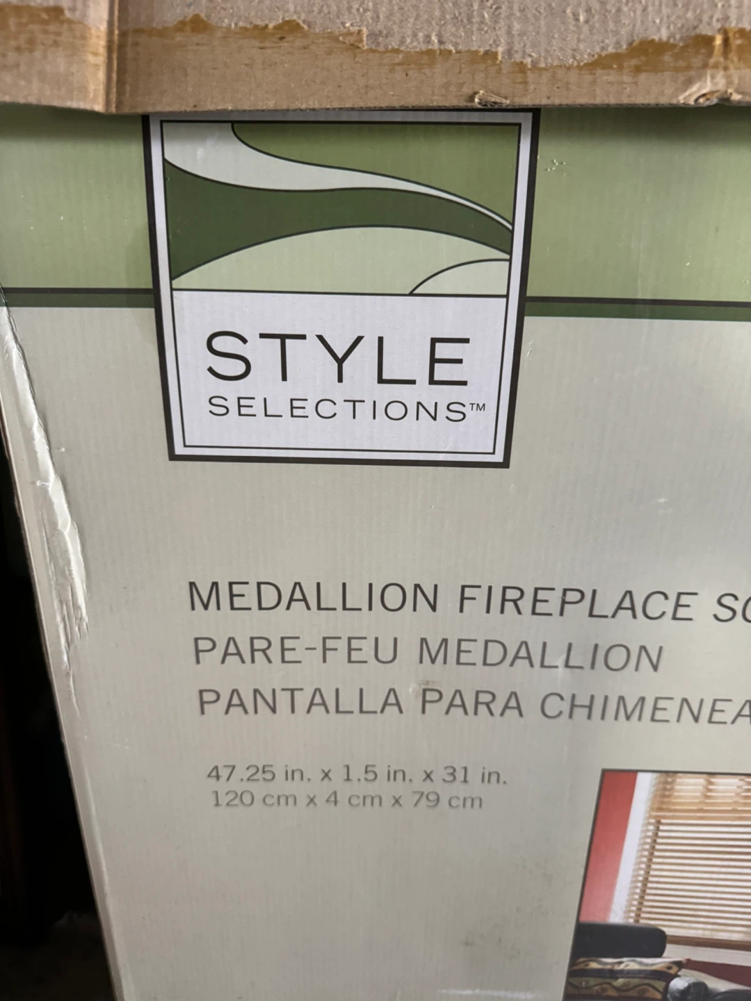 Style Selections Medallion Fireplace Screen - photo 2