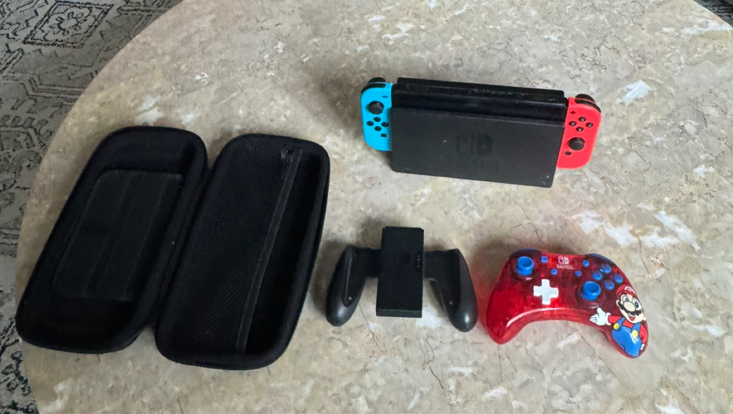 Nintendo Switch Console with Joy-Cons and Accessories