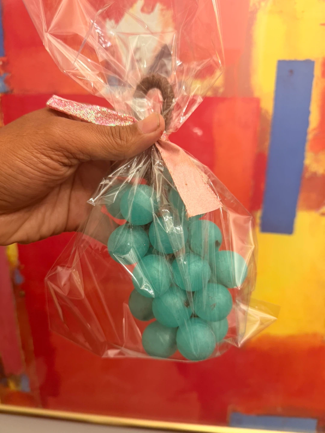 Grape Bunch soap. Candles/Decorations (Set of Multiple Colors)