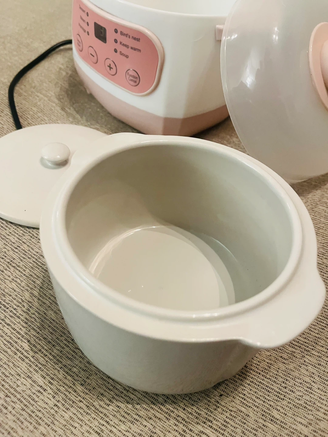 Pink Ceramic Stew Pot - photo 4