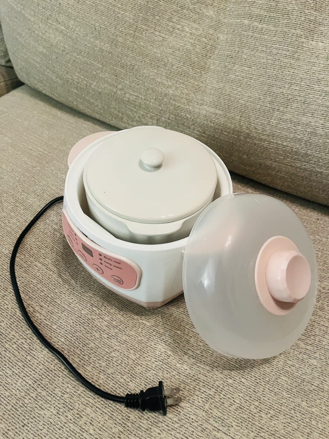 Pink Ceramic Stew Pot - photo 2