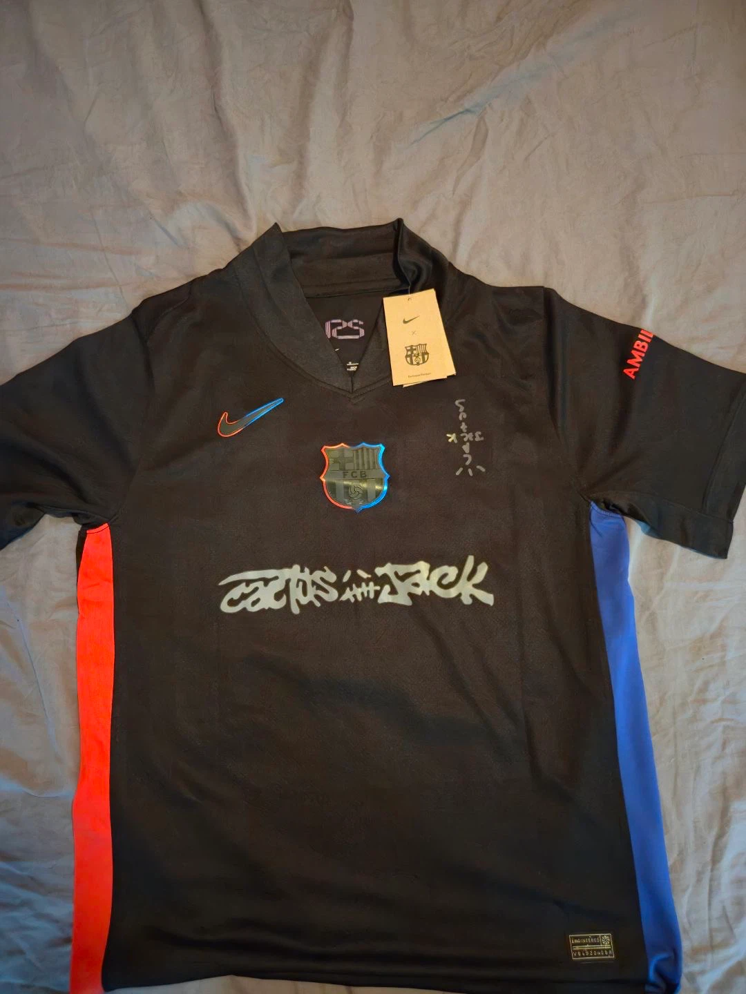 Nike FC Barcelona Scott Jersey- Lewandowski