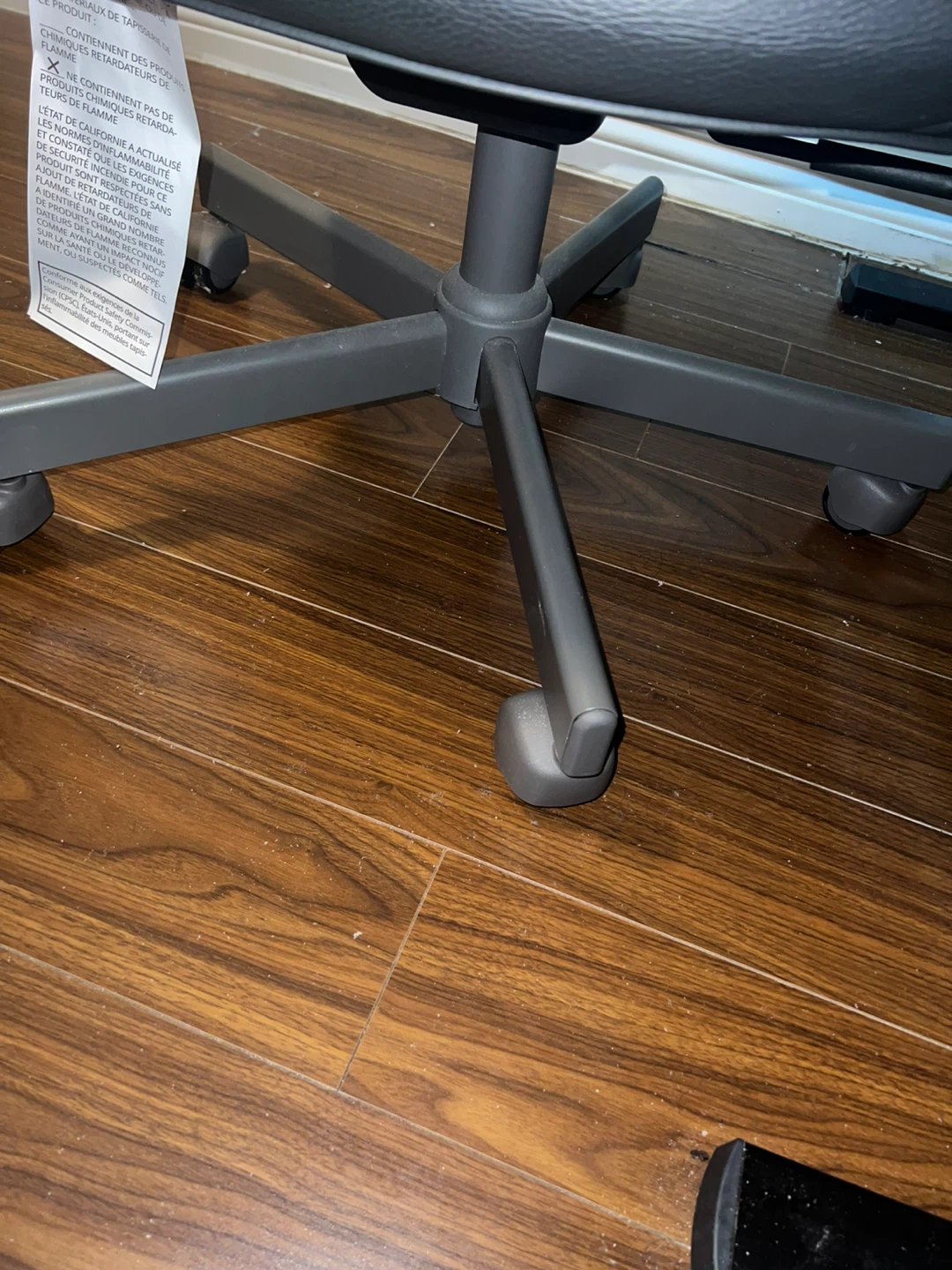 Negotiable - Alefjall - Ikea Black Faux Leather Office Chair - photo 4
