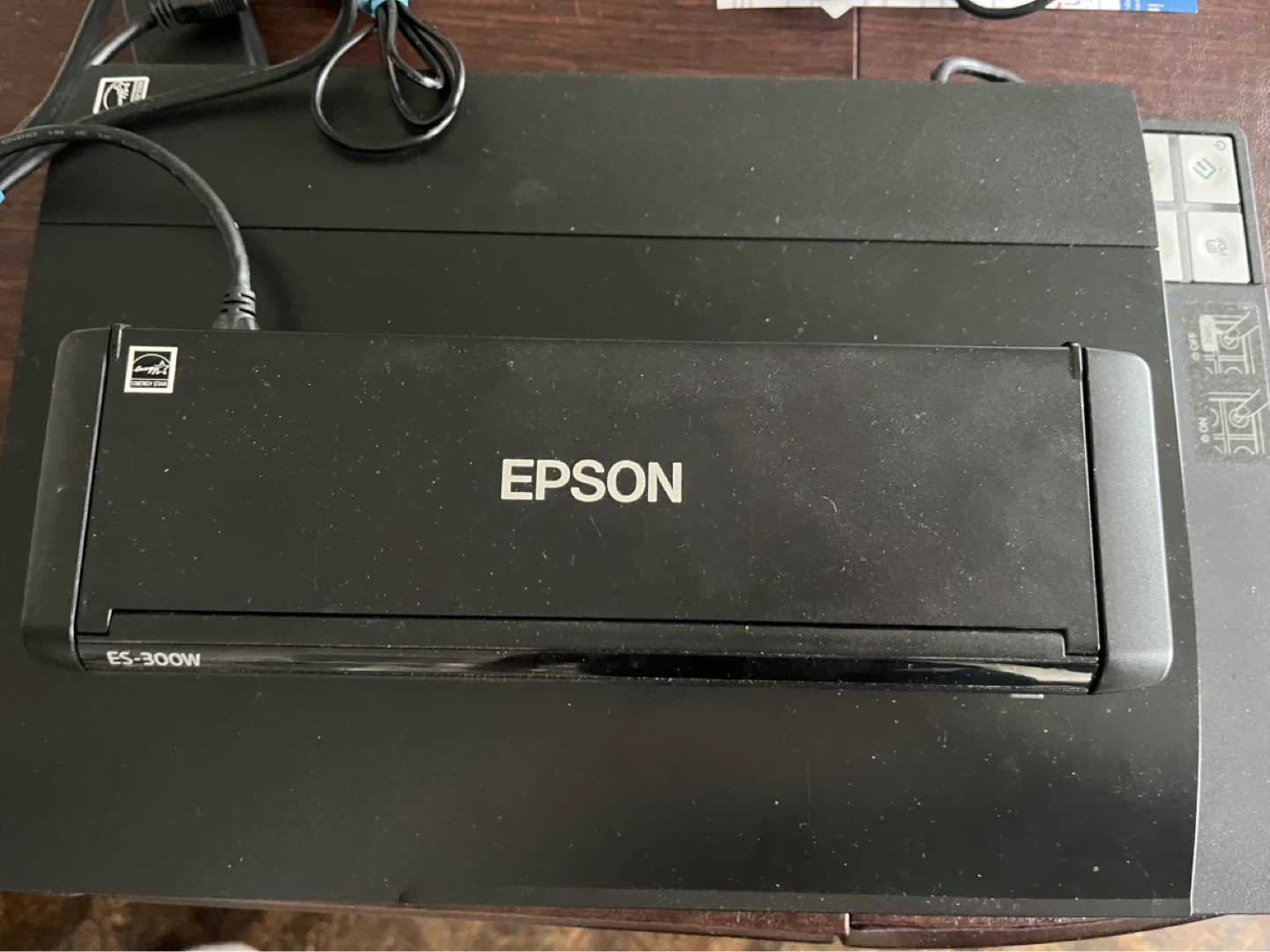 Two items! Epson ES-300W Document Scanner and Printer - photo 4