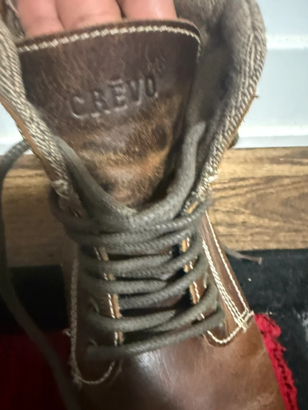 Crevo Camden Chestnut Brown Leather Men’s 11 Zip Ankle Boots - photo 4