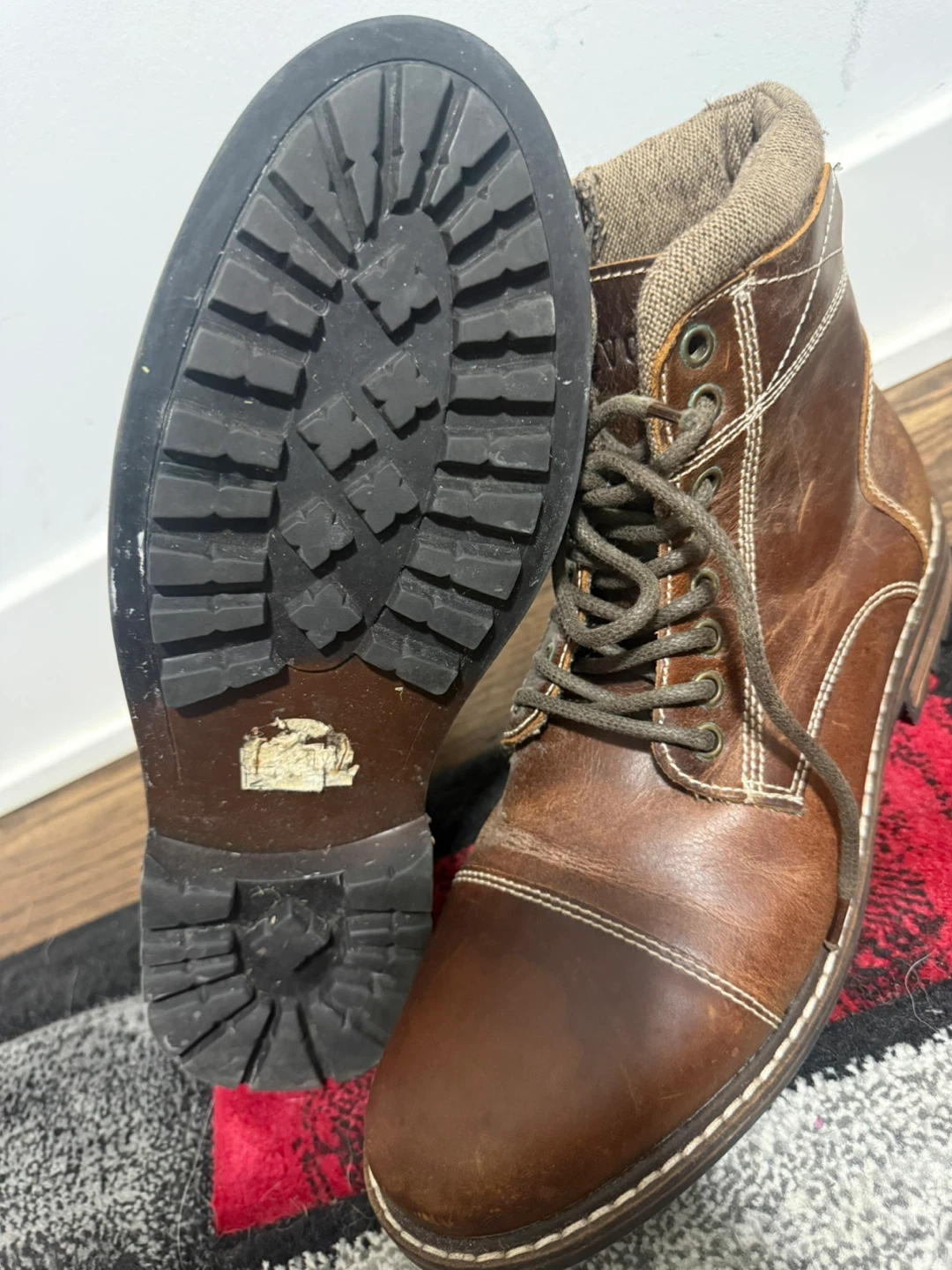 Crevo Camden Chestnut Brown Leather Men’s 11 Zip Ankle Boots - photo 3