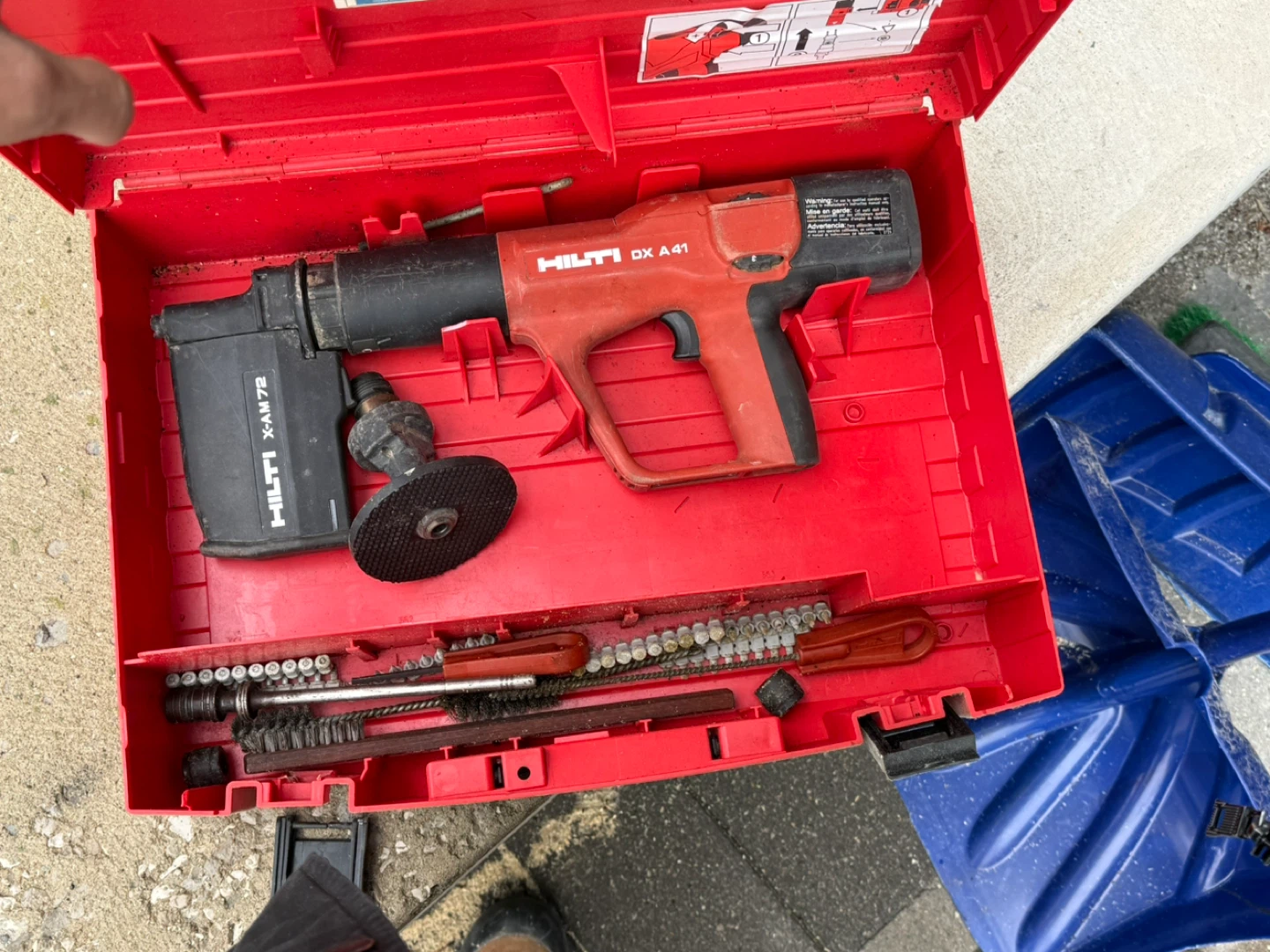 Hilti DX A41 & X-AM 75 Fastening Tool Kit
