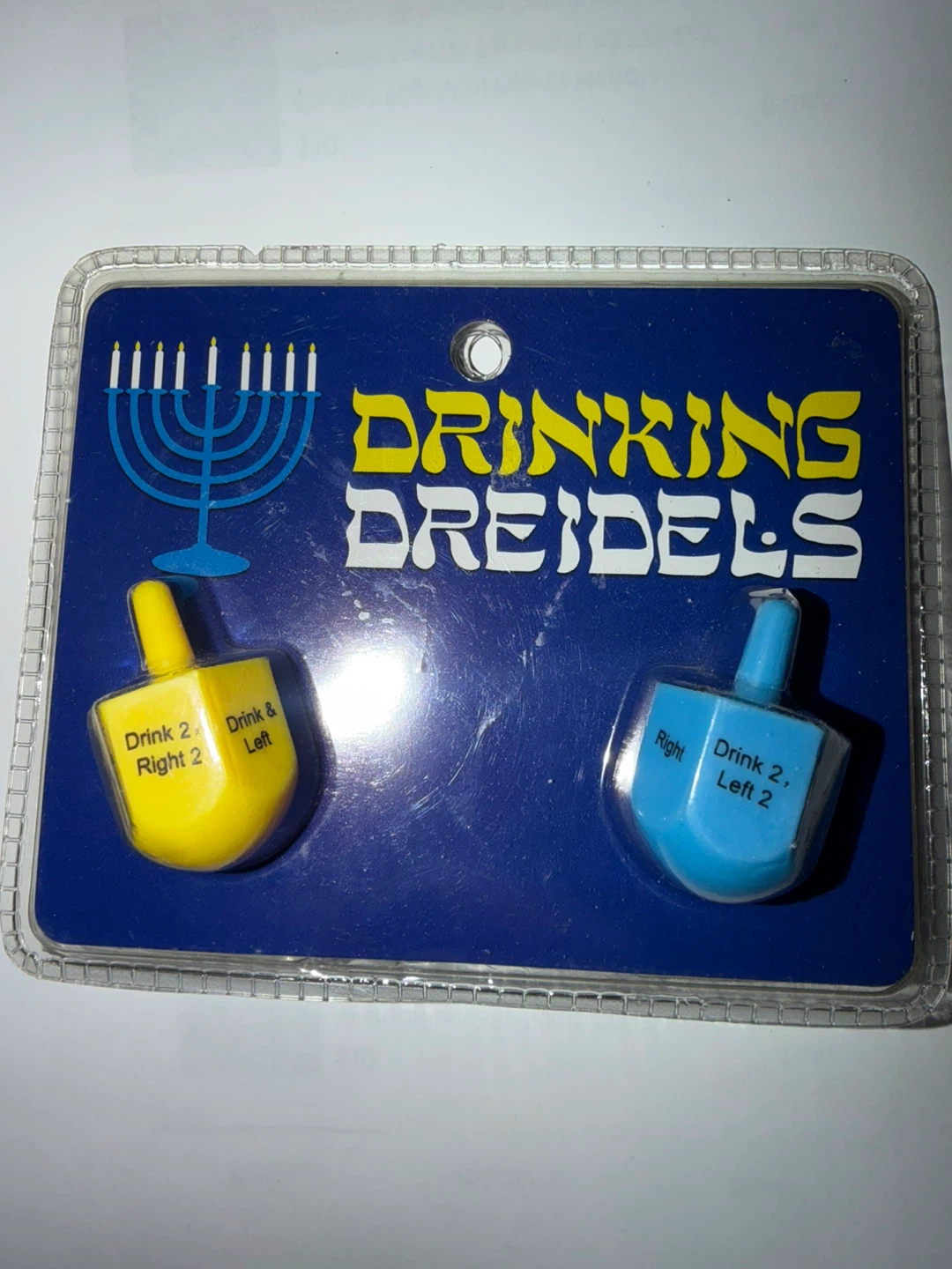 Kheper Games Drinking Dreidels - Hanukkah Party Game