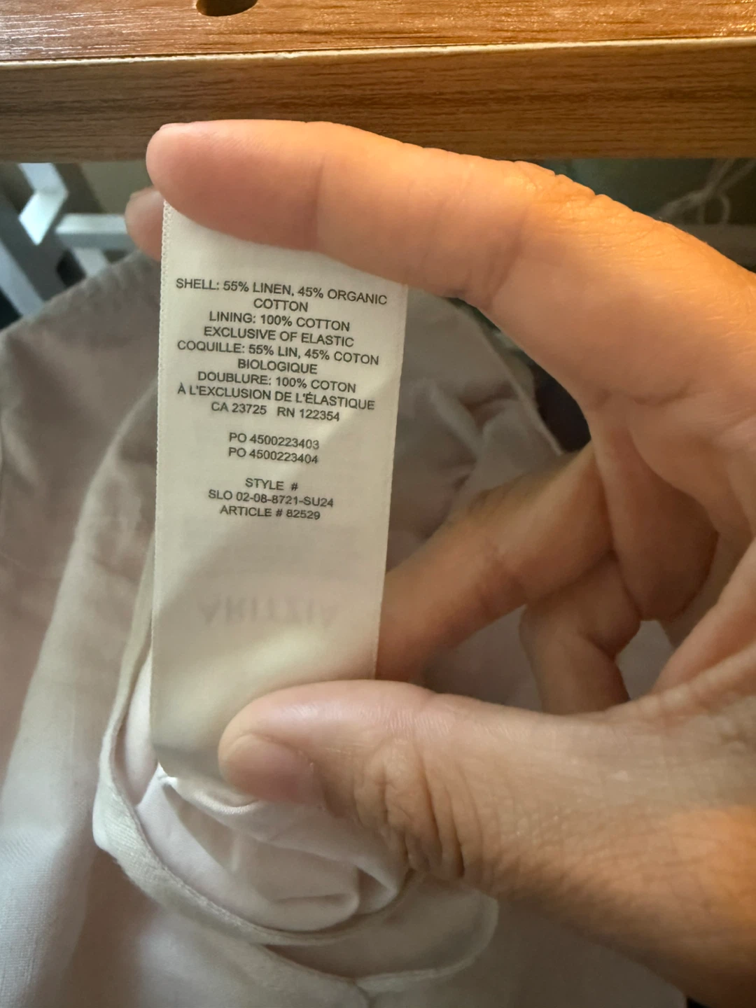 Sunday Best Pink Linen Blend Dress - Size M - photo 3