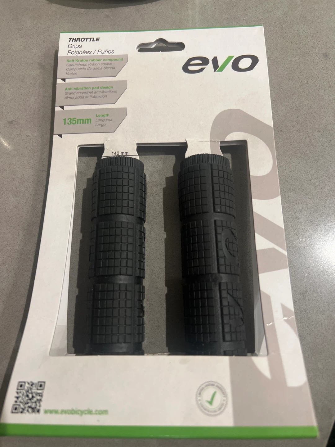 EVO bike handle grips 135mm