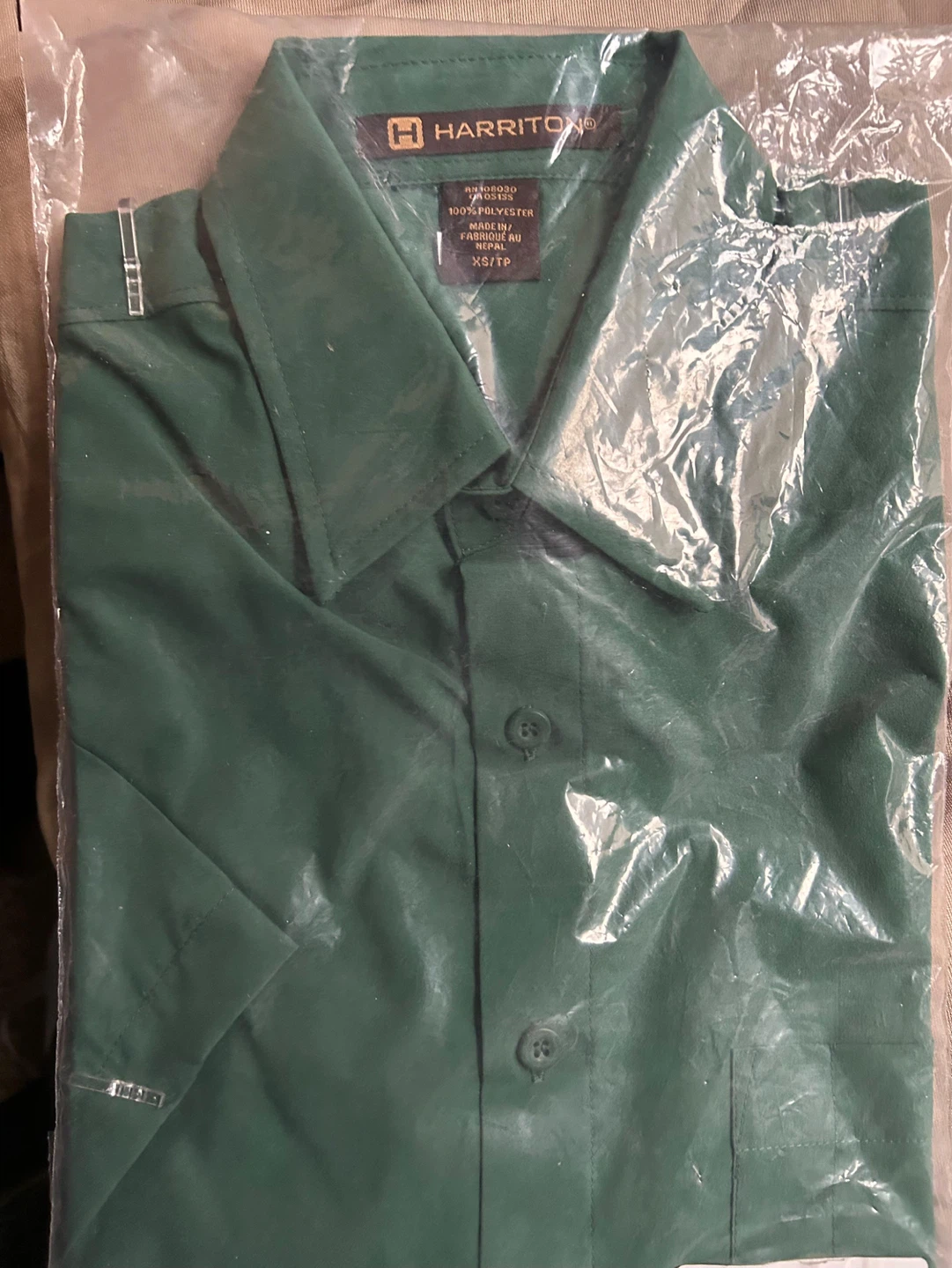 Men's Short Sleeve Polo Shirt - Green XS