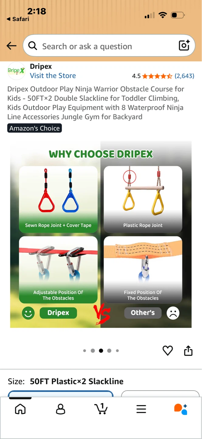 NEW Dripex Slackline Obstacle Kit - photo 5