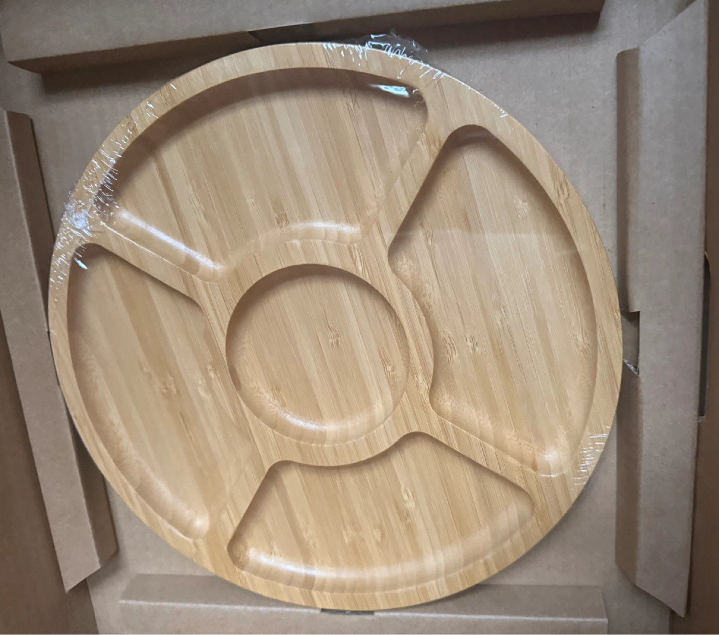 Smirly Premium Bamboo Cheeseboard  Platter & Serving Tray - photo 3