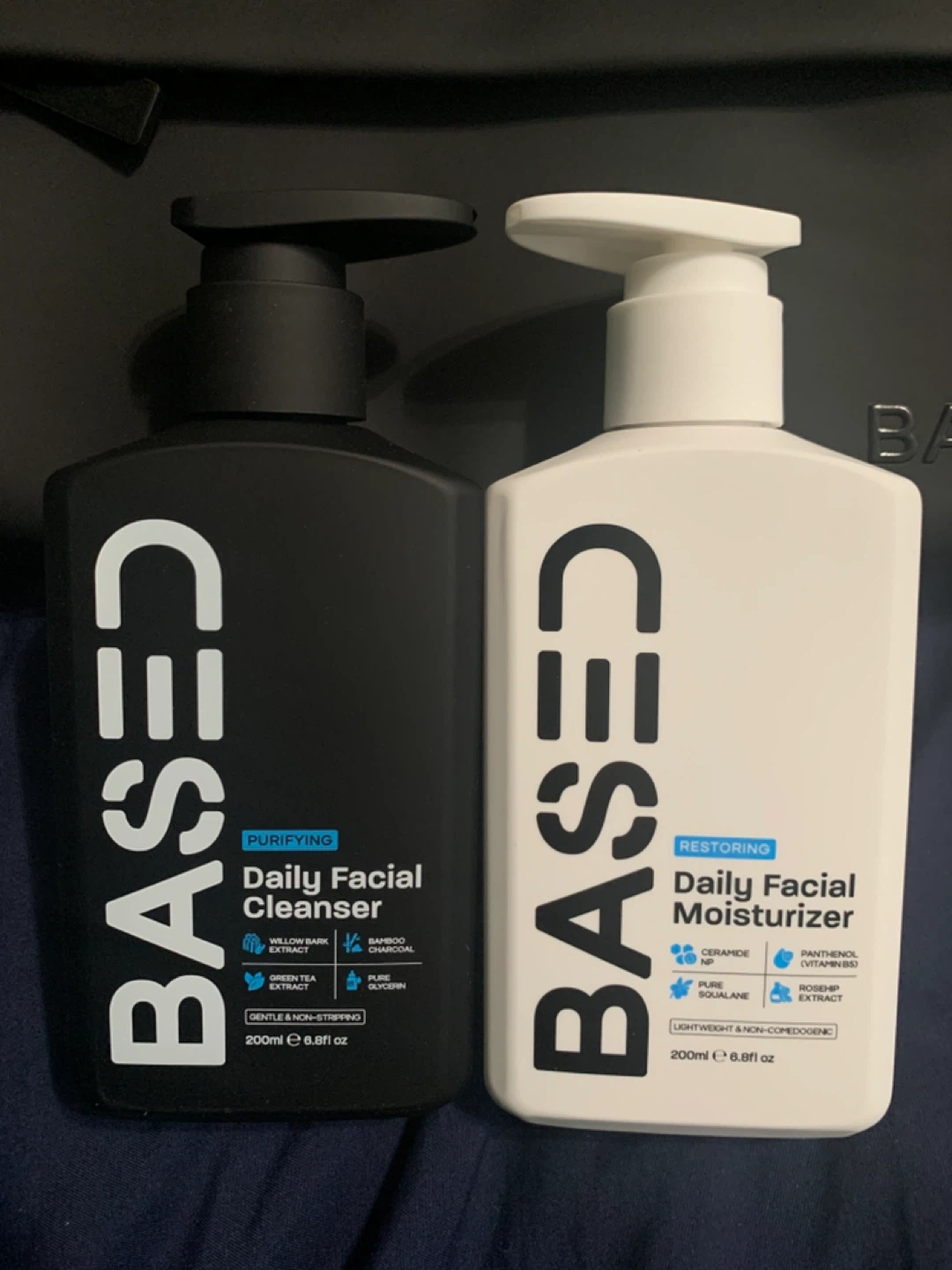 BASED Facial Cleanser And Facial Moisturizer With Toiletry Bag - photo 3
