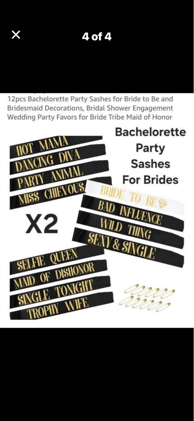 NIB Bachelorette Sashes - photo 4