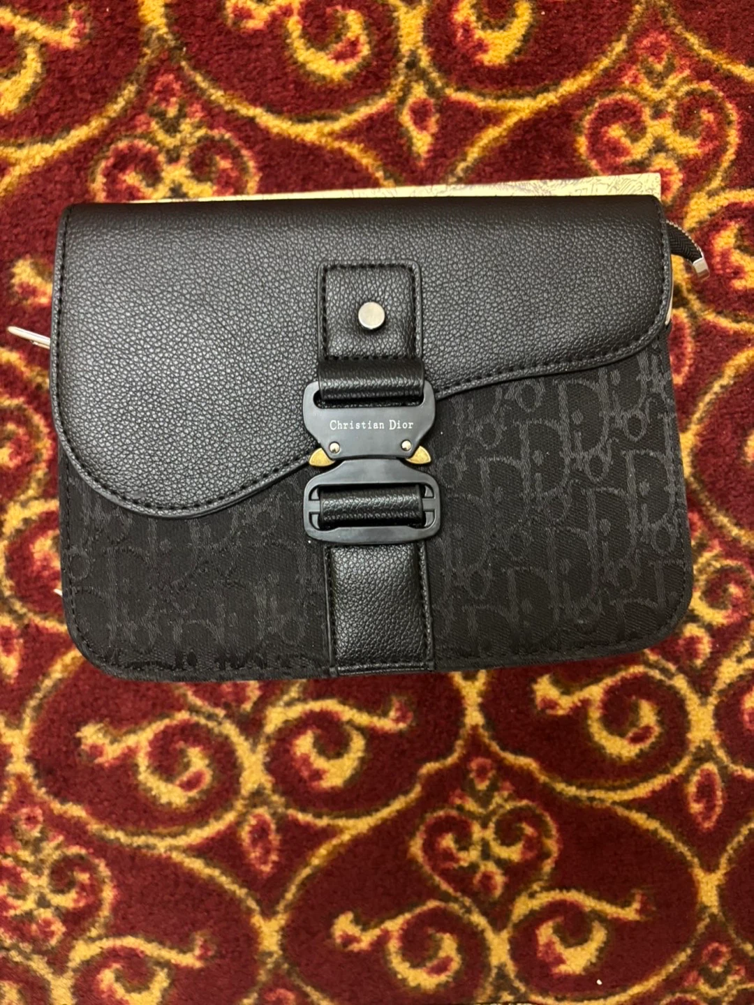 Christian Dior Black Monogram Shoulder Bag - photo 2