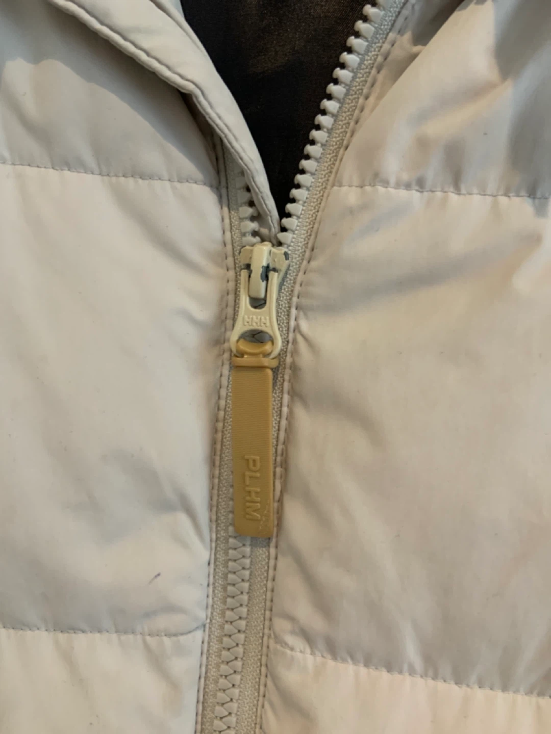 Polham Puffer Vest - Cream, Size S - photo 4