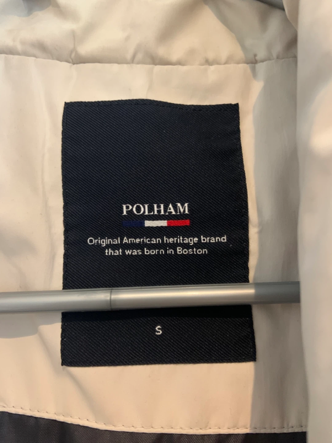 Polham Puffer Vest - Cream, Size S - photo 2