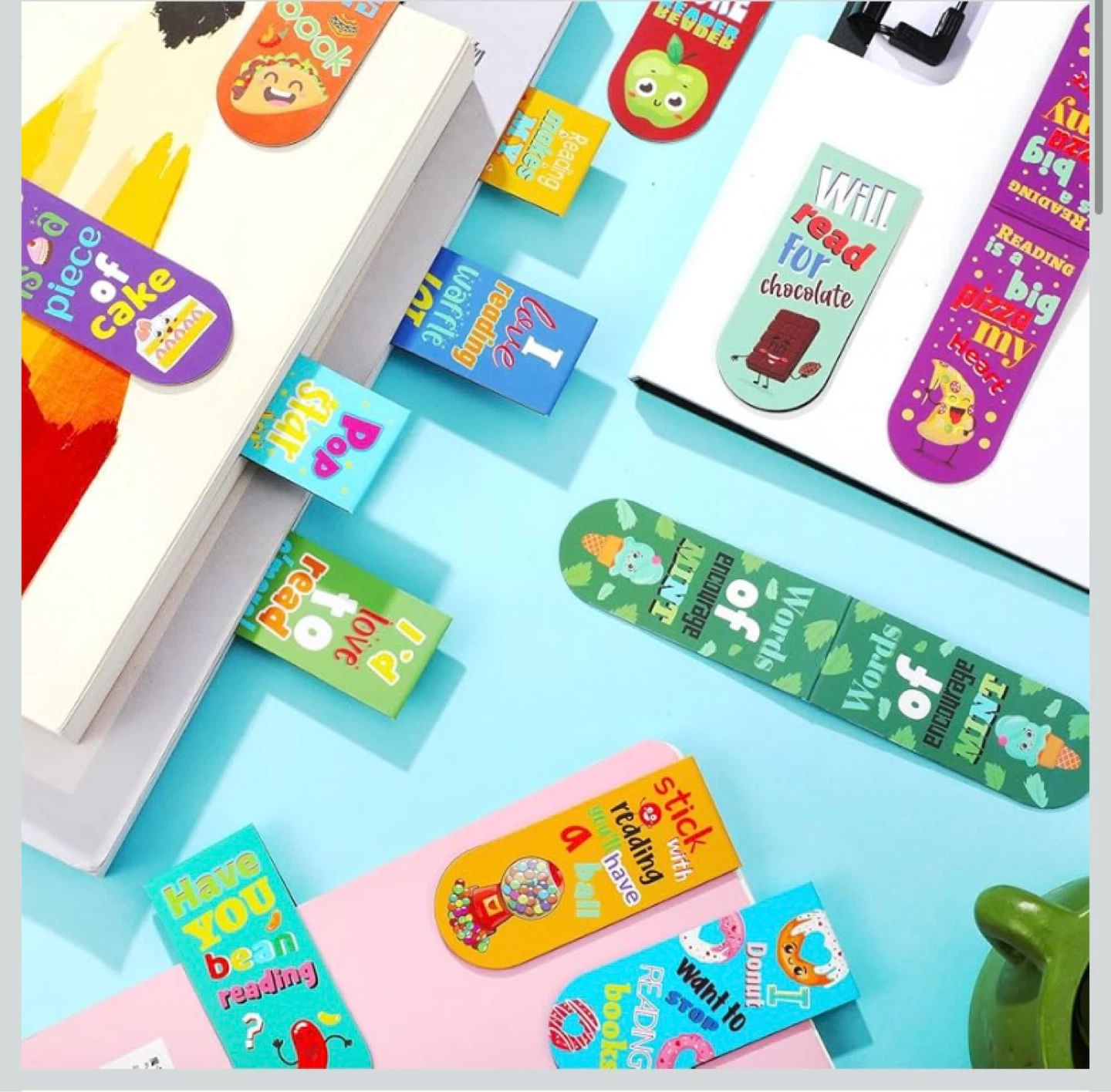 48 Pack Scented Bookmarks Magnetic Scratch and Sniff - photo 5