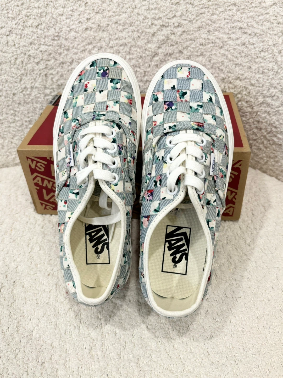 Vans Authentic Platform "Floral Checkerboard" Sneakers - photo 3
