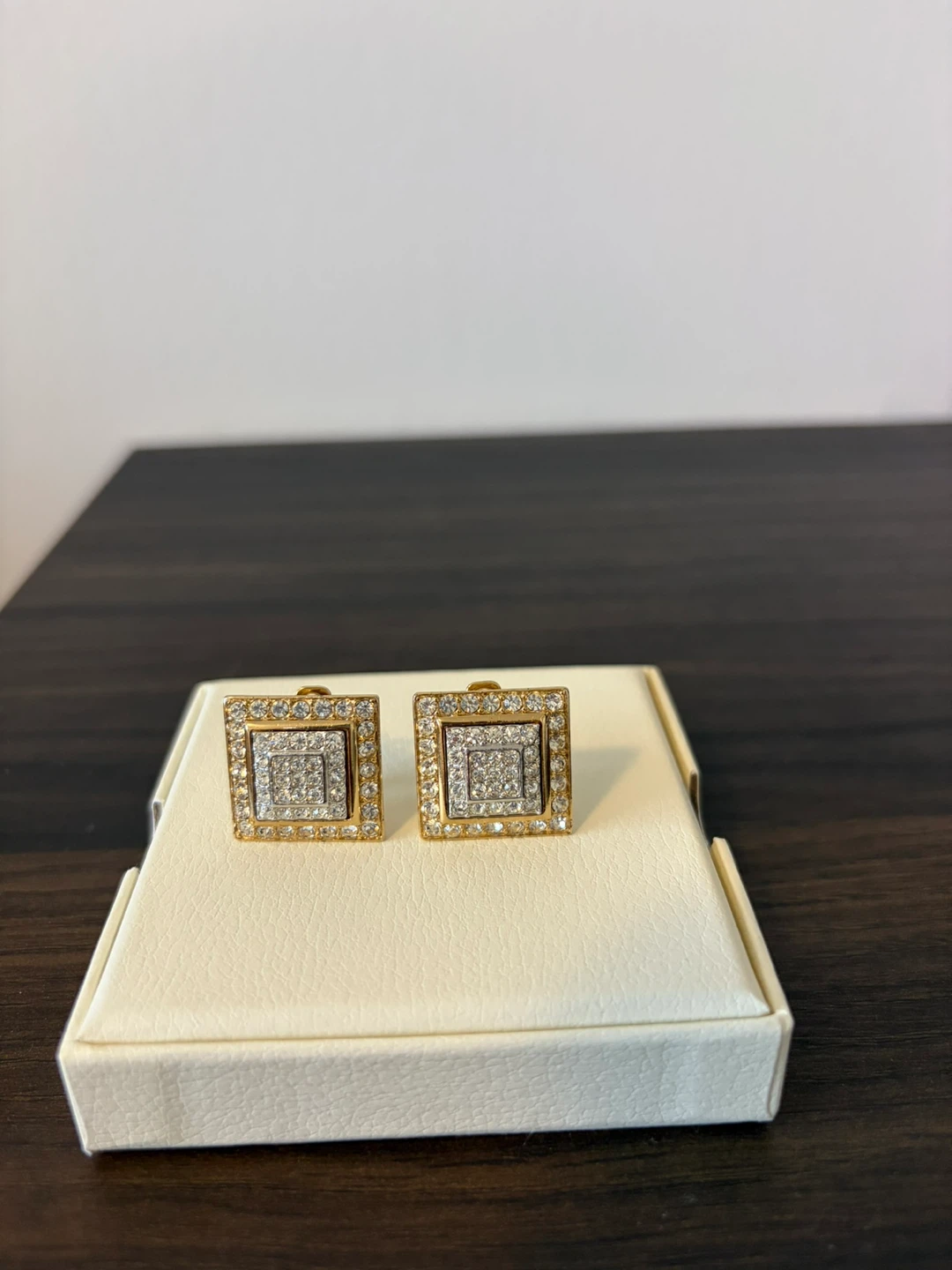 Nina Ricci Vintage Rhinestone Earrings