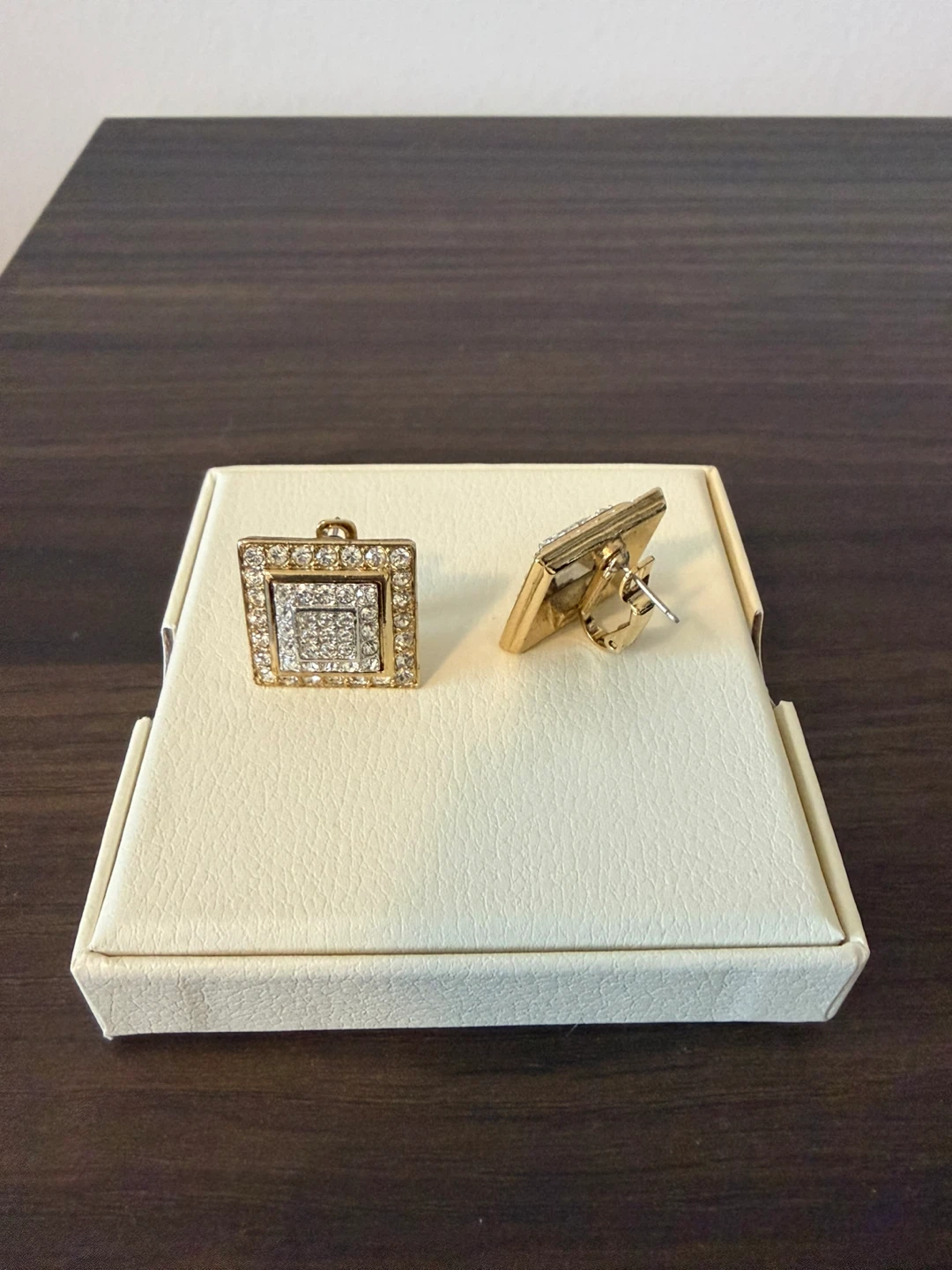 Nina Ricci Vintage Rhinestone Earrings - photo 2