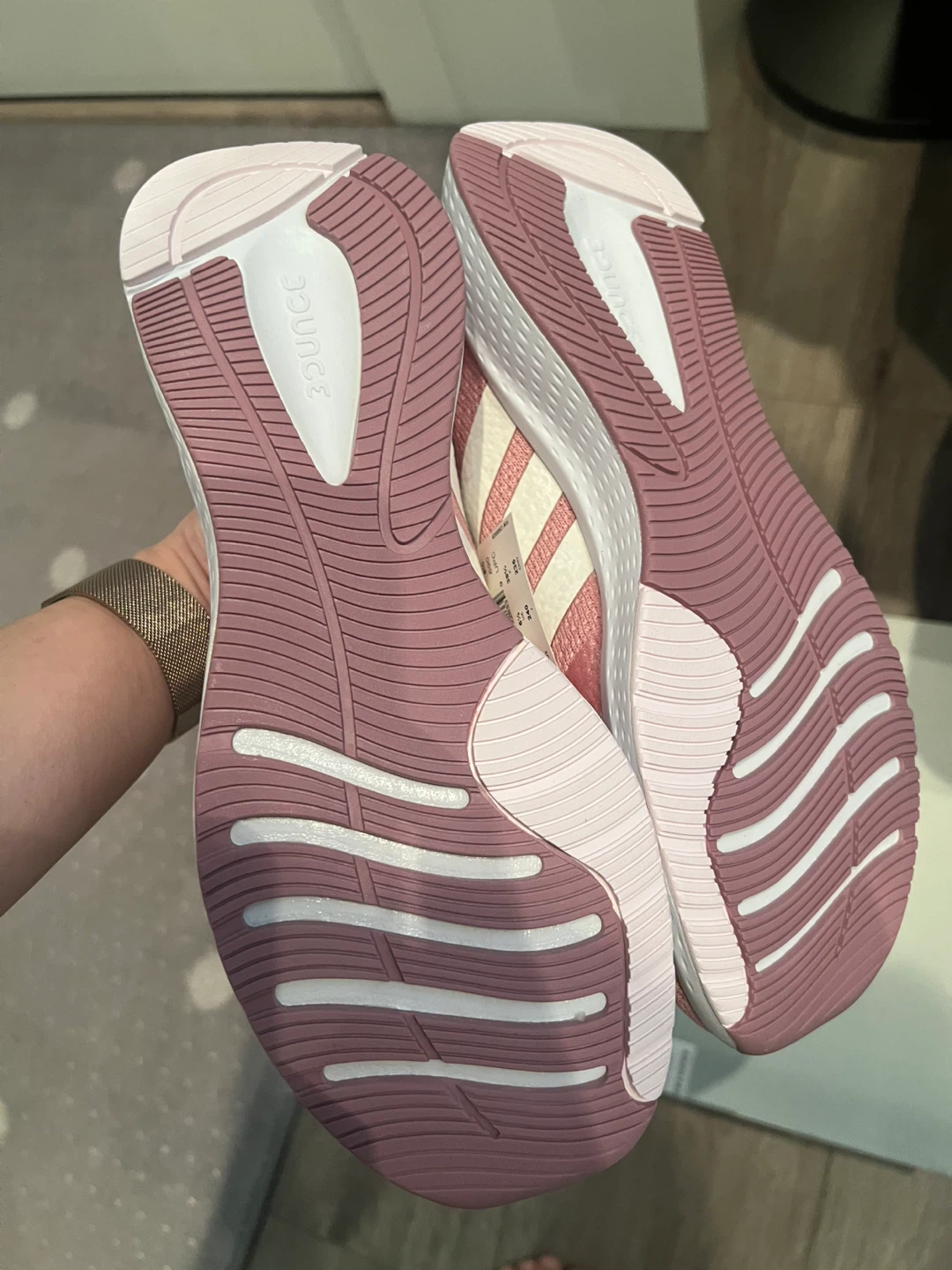 Adidas Edge Lux 5 Running Shoes - Pink - Size 7 - photo 3